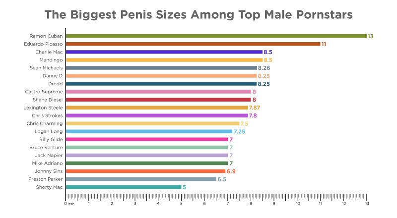 Biggest Cocks In Porn Industry - Comparing The Average Penis Size And Pornstar Penis Size [2024]